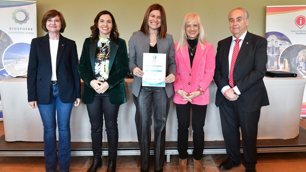 Entrega del segell Biosphere a Viladecans