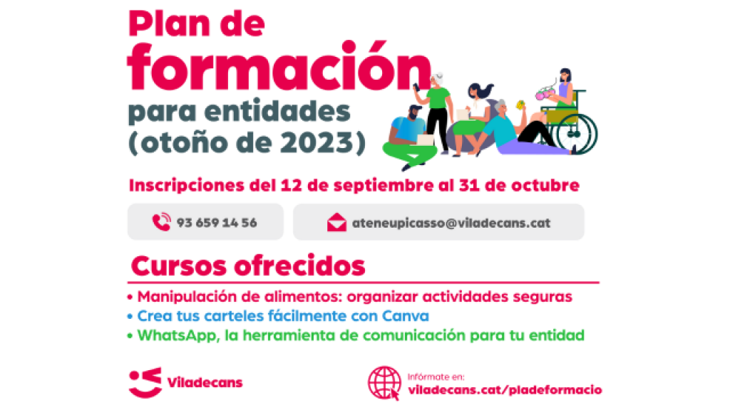 PLAN DE FORMACIÓN PARA ENTIDADES OTOÑO 2023