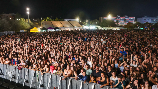 Público en un concierto de Fiesta Mayor