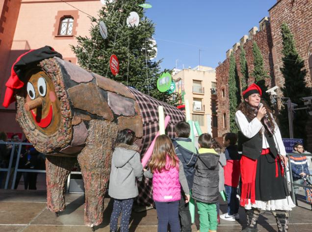 nadal viladecans caga tio gegant nens infants espectacular